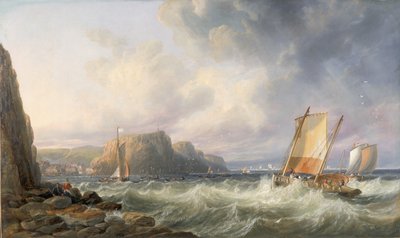 Off the Yorkshire Coast (Staithes) by John Wilson Carmichael